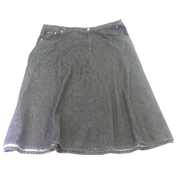 Denim 27/7 Womens Gray Denim Skirt Sz. J6 O96 - Picture 1 of 6